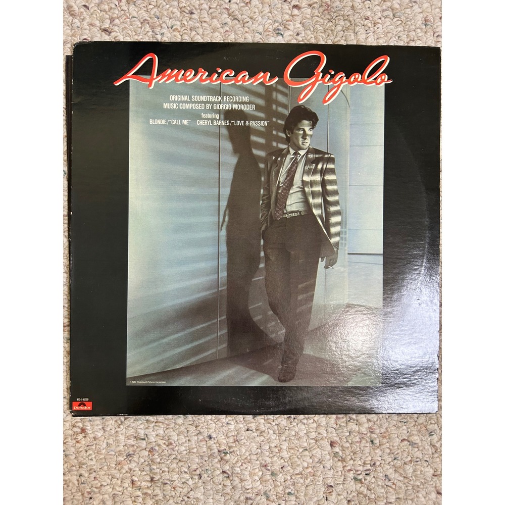 American Gigolo Soundtrack Vinyl LP Giorgio Moroder Blondie Call Me PD-1-6259